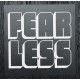 "FEARLESS" wall art sign 35x35cm