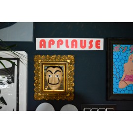 "Applause" wall art sign 70x13cm