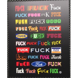 "F*ckF*ck" wall art sign 40x50cm