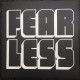 "Fearless" wall art sign xl 60x60cm